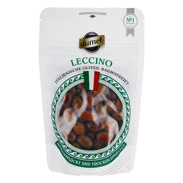 Dumet Leccino naturgereifte Oliven mit Stein 150g – Bild 2