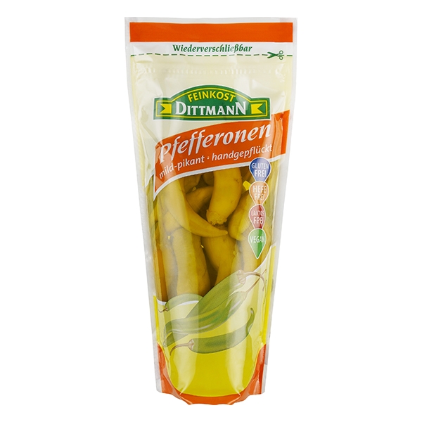 Feinkost Dittmann Pfefferonen mild–pikant 200g – Bild 2