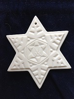 Meissen Weihnachtsstern 5,5 cm Porzellan – Bild 3